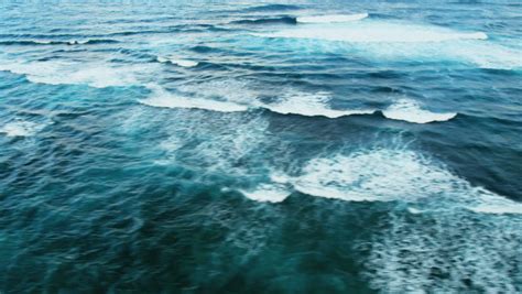 Aerial View Of Ocean Waves Stock Footage Video 4246037 Shutterstock