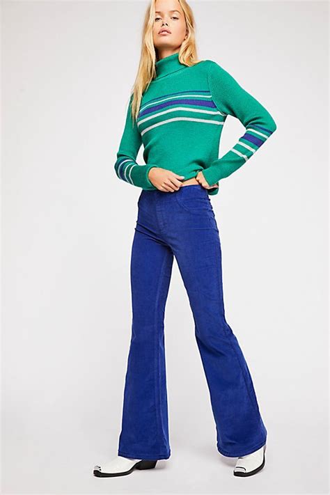 Pull On Corduroy Flare Flares Flare Pants Pants