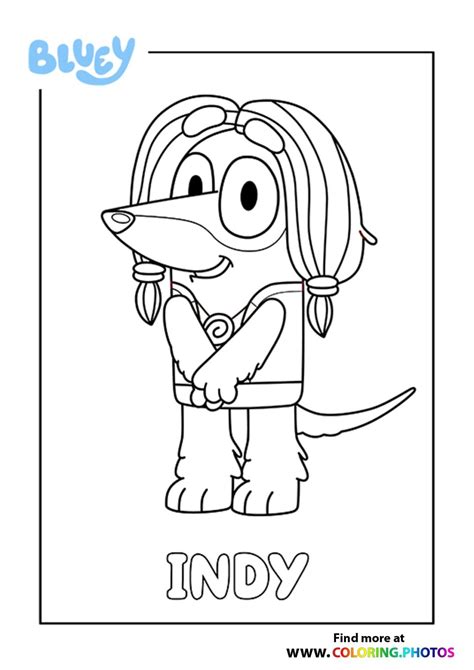 Bluey Coloring Pages For Kids 62d