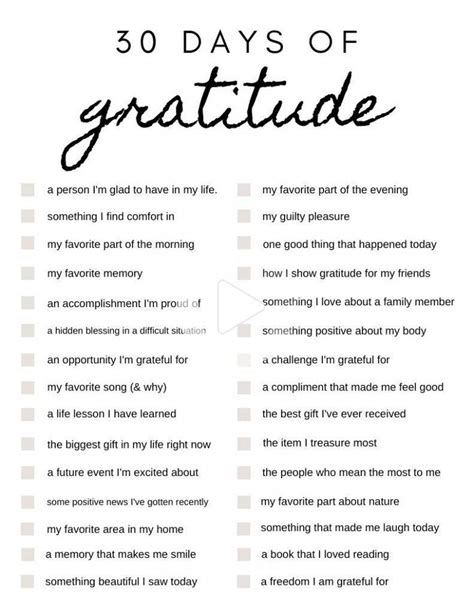 30 days of gratitude journal prompts to get you started journal writing prompts gratitude