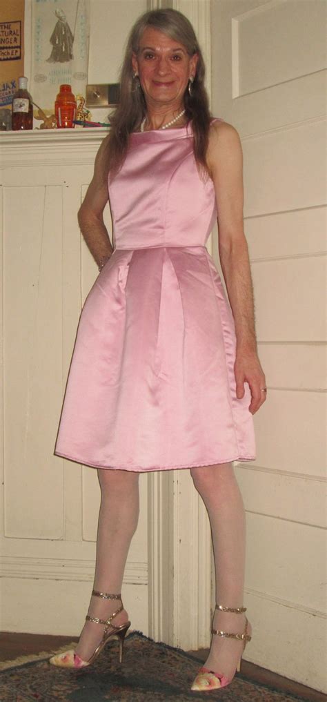 Is It Possible To Not Feel Pretty In A Pink Satin Dress Pink Satin Dress Dresses Satin Dresses