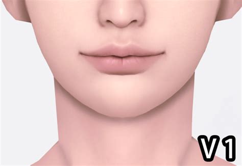 Пресет челюсти Jaw Preset By Jiumiqaq Пресеты для Sims 4 Моды