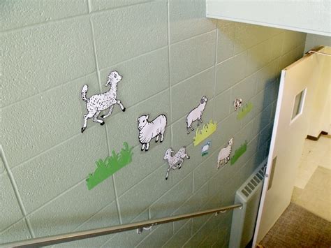 Free Bible School Materials Gods Sheep Decorations Sheep On The Walls