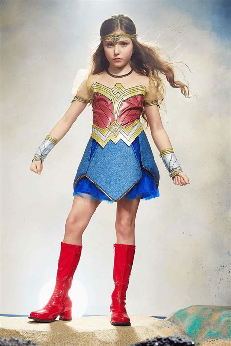 Ultimate Wonder Woman Costume For Kids Dawn Of Justice Alt1