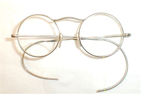 Antique Round Gold Silver Spectacles Eyeglasses Ao Ful Vue Eyeglasses
