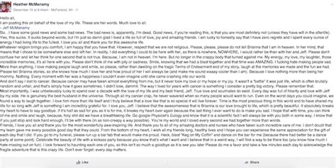 Husband Posts His Wifes Goodbye Letter To Facebook After Her Death Elephant Journal