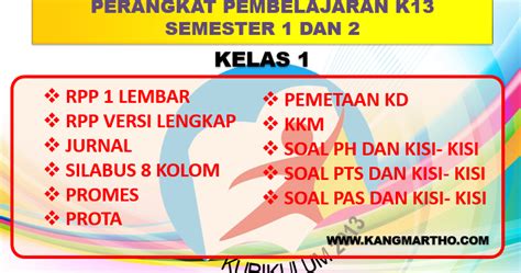 Rpp 1 lembar bahasa inggris wajib kelas xii sma. Rpp 1 Lembar Www Kangmartho Com - Silabus Rpp