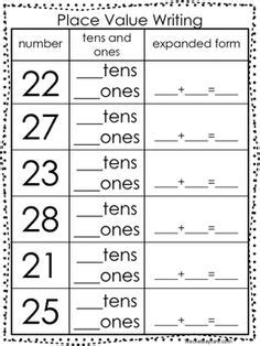 11 worksheets reinforcing knowledge of tens and units. Free November Math Worksheets for 1st Grade - Base 10 Blocks | 1st Grade Math | First grade math ...