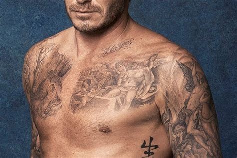 Eti Explains All Of David Beckhams Tattoos And Why They Are So Cool