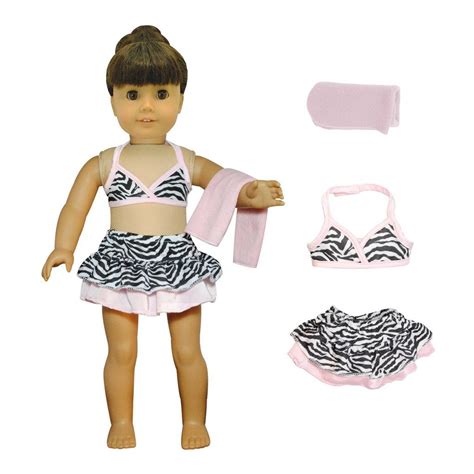 bikini swim suit fits american girl dolls madame alexander and other 18 inches dolls all american