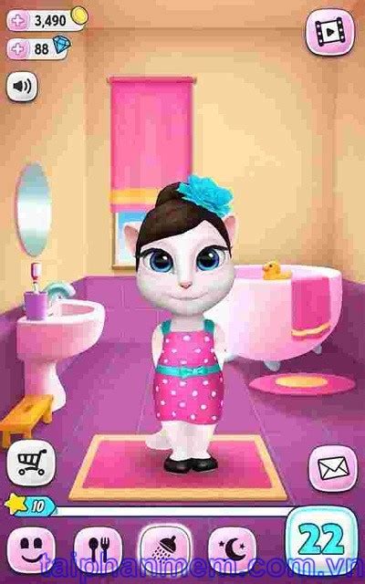 Download Game Talking Angela For Android Game Chat With Angela Cat On
