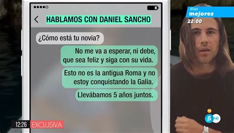 El Plan De Laura La Novia De Daniel Sancho Para Ocultarse Tras El