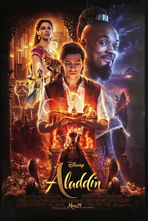 Aladdin 2019 Original Movie Poster Art Of The Movies