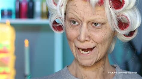 Old Lady Lex Old Age Makeup Tutorial NO PROSTHETICS NO LATEX YouTube