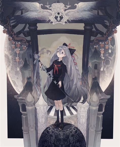 Anime Girl With Mirror Anime Manga Gothic Artwork Gothic Anime Manga