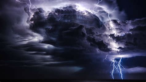 Hd Wallpaper Lightning Storm Campaign Clouds Cloudy Stormy