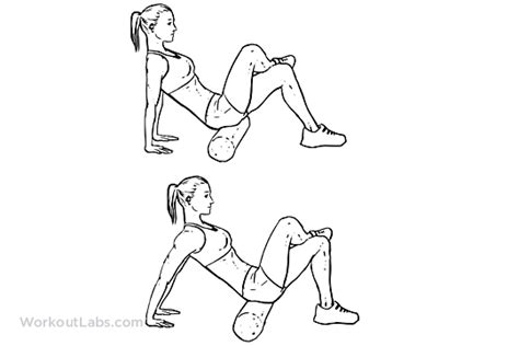 Foam Roller Glutes / Butt Stretch | WorkoutLabs