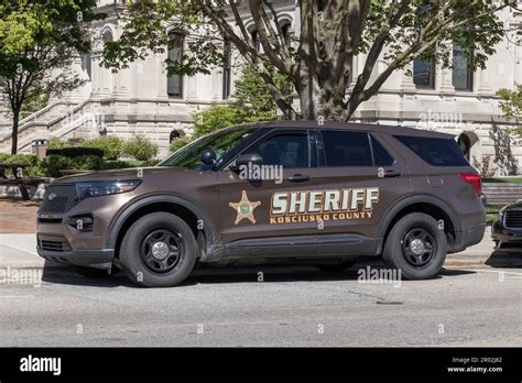 Warsaw - Circa May 2023: Kosciusko County sheriff vehicle. The Sheriff