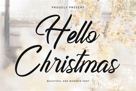 Hello Christmas Font By Balak Bendol · Creative Fabrica