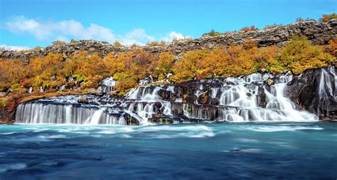Barnafoss Waterfalls Iceland Photograph By Dave Cleaveland Fine Art