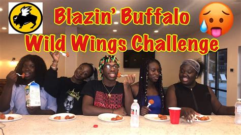 Did you expect anything different from us? Blazin' Buffalo Wild Wings Challenge!!! - YouTube