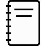 Outline Notebook Icon Svg Onlinewebfonts