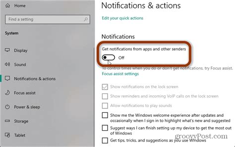 How To Manage Windows 10 App Notifications