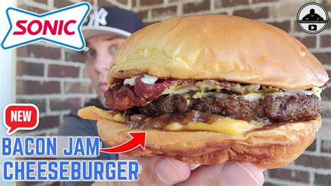 Sonic® Bacon Jam Cheeseburger Review 🚀🥓🧅🍔 Theendorsement Youtube