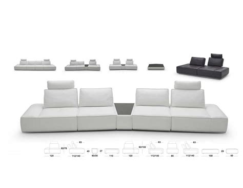 You'll be living the dream with two ways to arrange my oversized sectional. Modular Grey Sectional Sofa NJ323 | Leather Sectionals