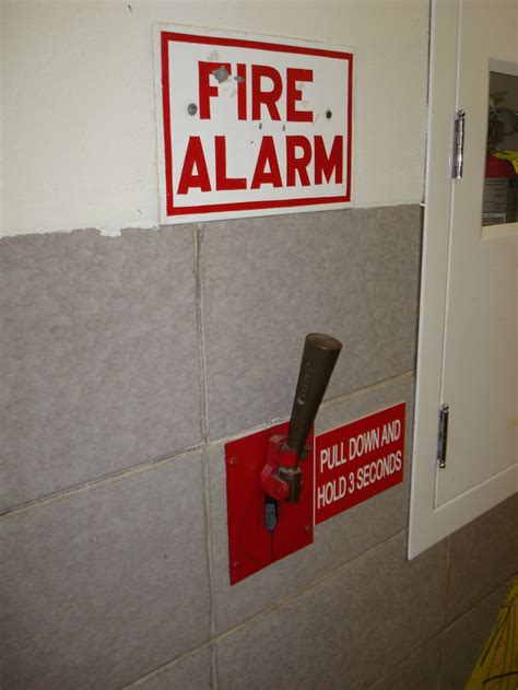Old School Fire Alarms Pull Stations