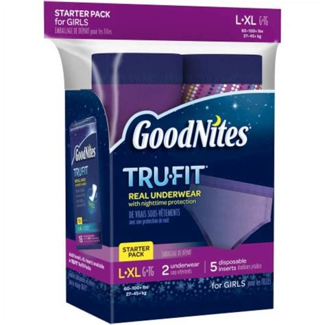 Goodnites Tru Fit Underwear For Girls L Xl 7 Count Ralphs