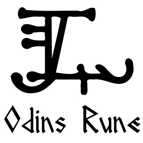 Viking Odins Rune By Asatru Redbubble Magic Runes Pinterest