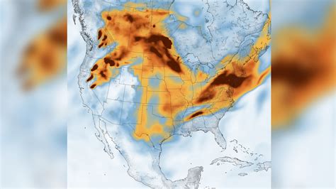 Wildfire Smoke Spreads Across Us In Striking Images From Space Space