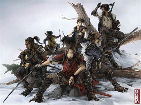 The Infiltration Squad By Sxeven On Deviantart Samurai Art Fantasy