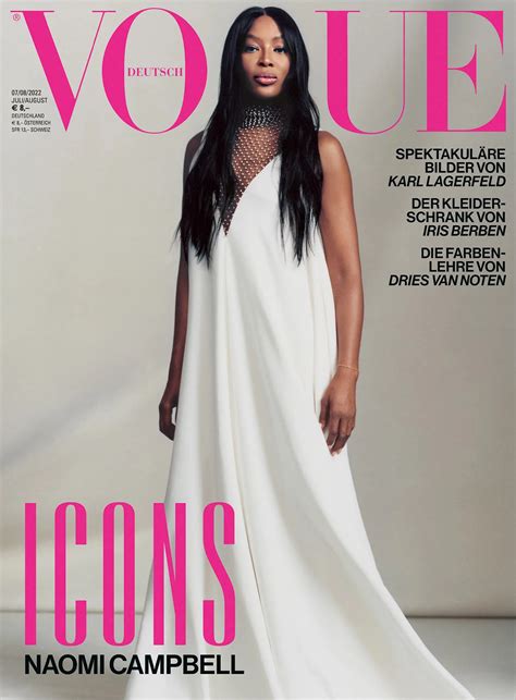 Naomi Campbell Covers Vogue Germany July August By Dan Martensen Fashionotography