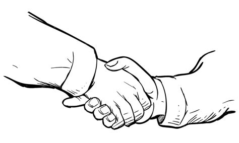 Premium Vector Handshake Doodle