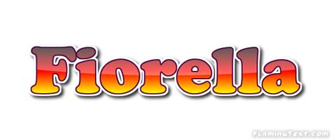 Fiorella Лого Бесплатный инструмент для дизайна имени от Flaming Text