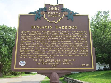 Benjamin Harrison Birthplace North Bend Ohio