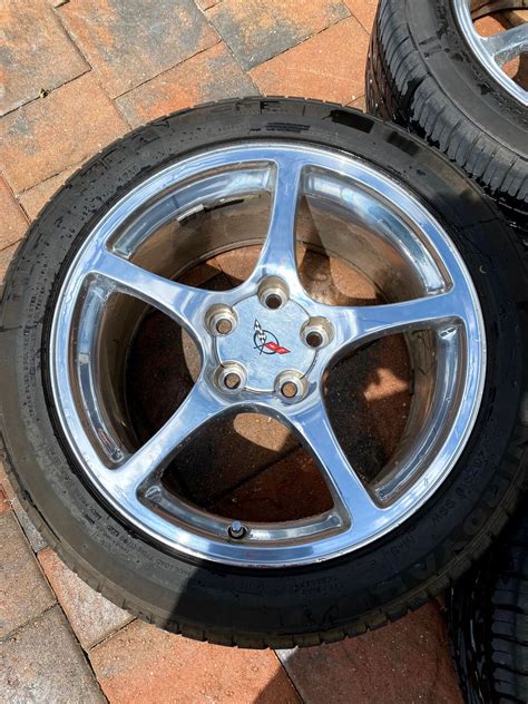 Fs For Sale C5 Polished Oem Wheels And Tires Corvetteforum