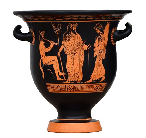 Dionysos With Satyr Death Of Orpheus Krater Vase Ancient Greek Etsy India