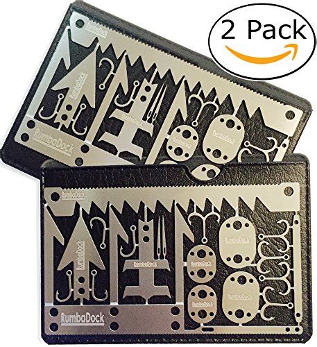 Tactical Survival Credit Card Multi Tool 2 Pack Best Bug Out Shtf