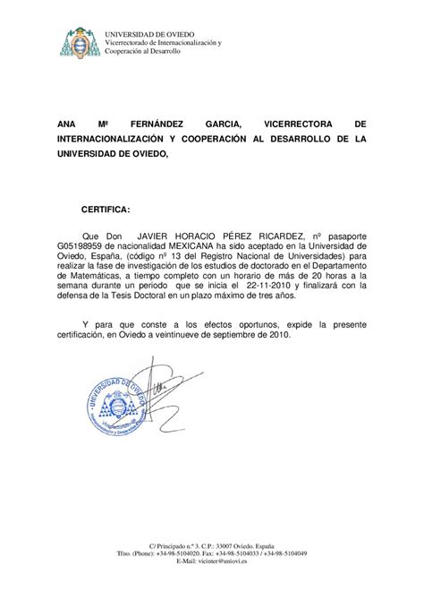 Carta De Aceptacion By Javier Horacio Perez Ricardez Issuu