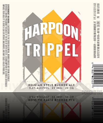 Harpoon Trippel Belgian Blonde Bottles Bringing