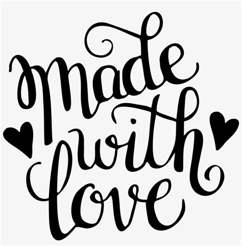 Made With Love Svg Transparent PNG - 5000x5000 - Free Download on NicePNG