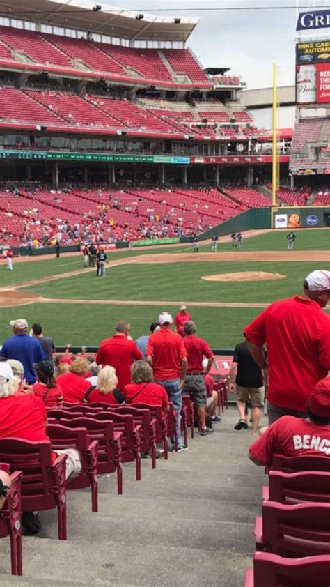 Great American Ballpark Seating Chart With Rows Cabinets Matttroy