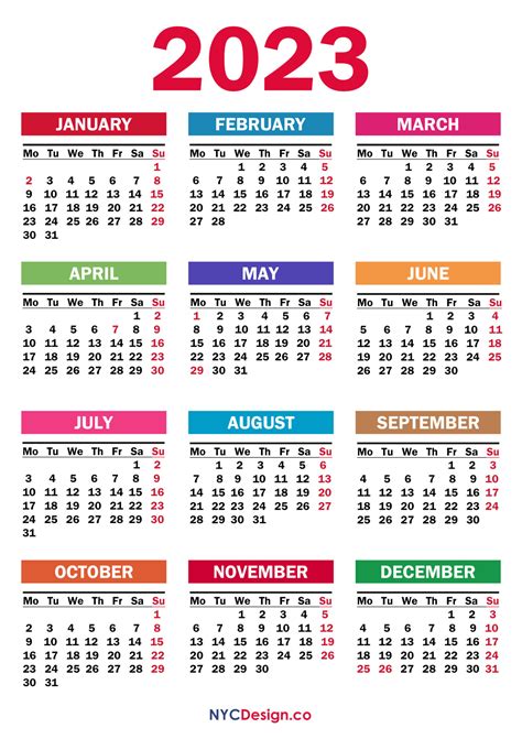 2023 Calendar With Holidays Printable Uk Basketball Imagesee