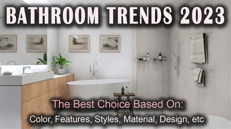 Newest Bathroom Trends 2023 Best Bathroom According Interior