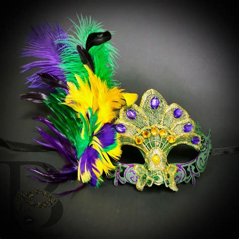 Mardi Gras Masquerade Masks Carnival Parade Masks Free Shipping
