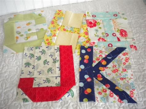 Alphabet Quilt Pattern Get Scrap Happy And Show Off Favourite Fabrics
