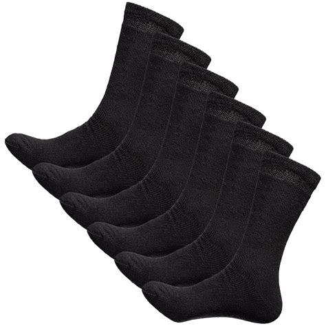 Mens Winter Thermal Socks Brushed Warm Thick Sock 3 6 And 12 Pairs Size
